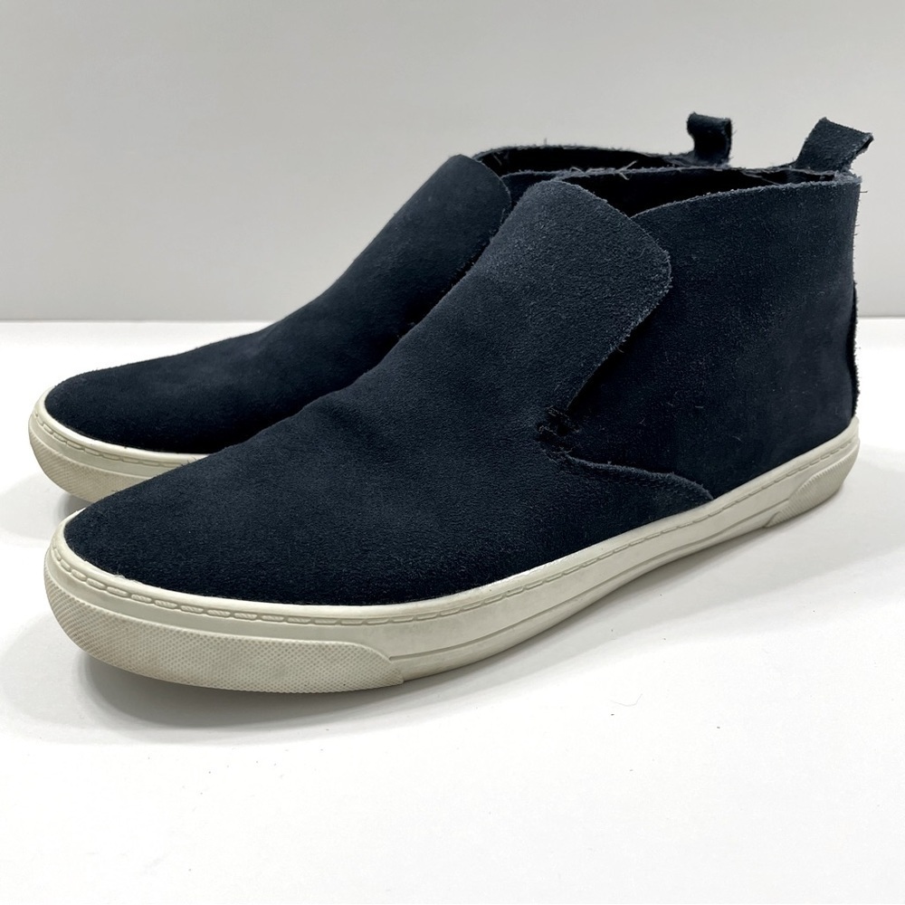 Dolce Vita Roselyn Women’s High Top Suede Sneakers Navy Blue Size 7.5 - Picture 9 of 10